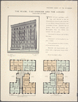 The Miami, the Spencer and the Girard, 519-523-527 West 121st Street; Plan of first floor; Plan of upper floors.
