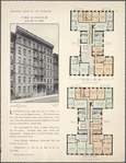 The Lincoln, 306-310 West 51st Street; Plan of first floor; Plan of upper floors.