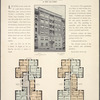 The Bellehaven, 515 West 124th Street;  Plan of first floor; Plan of upper floors.