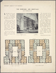The Nonpariel and Montvale, 83-89 St. Nicholas Place; Plan of first floor; Plan of upper floors.