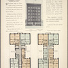 The Sandringham, Claremont Avenue opposite 125th Street; Plan of first floor; Plan of upper floors.