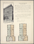 The Hyperion, 318-320 West 84th Street; Plan of first floor; Plan of upper floors.