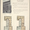 The Rosedale, 352-354 West 118th Street between Manhattan and Morningside Avenues; Plan of first floor; Plan of upper floors.