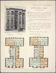 Riverview Court, 629 West 136th Street; Plan of first floor; Plan of upper floors.