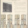 Arnold and Fulton Halls, 320-324 West 96th Street; Plan of first floor; Plan of upper floors.