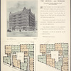 The Leonora and Noralea, northeast corner Hamilton Place and 140th Street; Plan of first floor; Plan of upper floors.