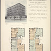 Ideal View Apartments, northwest corner Wadsworth Avenue and 179th Street; Plan of first floor; Plan of upper floors.