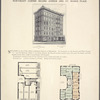 Northeast corner Second Avenue and St. Marks Place; Plan of first floor; Plan of upper floors.