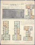 The Ardmore, The Chelmsford, The St. Charles, The West End, Nos. 532-544 West 145th Street, near Broadway; First floor plan [of] The St. Charles and The West End; First floor plan [of] The Ardmore and The Chelmsford; Upper floor plan [of] The Ardmore and The Chelmsford; Upper floor plan [of] The St. Charles and The West End.