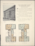 The Ethelbert Court and Rosecliff Court, 553-555-557-559 West 144th Street; Plan of first floor; Plan of upper floors.