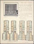 2321-2323 Old Broadway, between Manhattan and Lawrence Streets; Plan of first floor; Plan of upper floors.