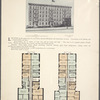 The St. George, The Fraincis and The Dorothy, 529-531-533 West 151st Street; Plan of first floor; Plan of upper floors.