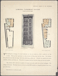 A model tenement house. 310 East Houston Street; Plan of first floor; Plan of upper floors.