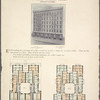 Two model tenement houses. 504-508 East 12th Street; Plan of first floor; Plan of upper floors.