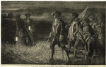 The midnight march : the American troops, under Colonel William Prescott, taking possession on Breed's Hill on the night of June 16th, 1775.