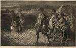 The midnight march : the American troops, under Colonel William Prescott, taking possession on Breed's Hill on the night of June 16th, 1775.