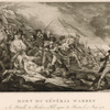 Mort du Général Warren à la Bataille de Bunker's Hill auprès de oston, le 17 Juin 1775.
