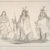 Blackfoot.  52, 53.  In-ne-o-cose ( the Buffalo's Child), Mix-kee-mote-skin-na (the Iron Horn), two distinguished warriors of the tribe, ... 54. Ah-lkay-ee-pex-en (the woman who stirkes many), wife of one of the warriors.