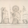 Crow. 58. Ba-da-ah-chon-du (He who Jumps over Every One), Chief of a Band, ...; 59. Ee-hee-a-duks-chee-a (He who Ties his Hair Before), Chief of a Band, ... ; 60. Bi-eets-e-cure (the Very Sweet Man), a Warrior of distiction.