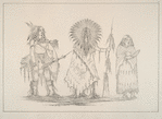Crow. 61. Ba-da-ah-chon-du (He who Jumps over Every One) (same as in the foregoing sketch), a back view of his magnificent dress. .... ; 62. Wife of the Chief ; 63. Hah-tchan-ko-tah, a very distinguished warrior, ...