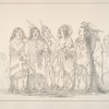 Crow. 64. Pa-ris-ka-roo-pa ( the Two Crows), Chief of the tribe, ... ; 65. Pa-ris-ka-roo-pa the younger, a celebrated wise man and counsellor of the tribe; 66. Chah-ee-chopes ( the Four Wolves), Chief of a Band, and distinguished; 67. Duhk-gits-o-oh-see (the Red Bear), a celebrated warrior; 68. Ho-ra-to-ah, a celebrated warrior,  69. Oo-je-en-ah-hee-a (she who lives in the Bean's den), wife of the Chief.