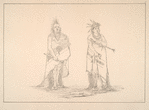 Pawnee & Missouri. 120. Shon-ka-ki-hee-ga (the Horse Chief) Head Chief  of the Pawnees of the Platte. ... ; 121. Haw-chee-ka-sug-ga (the Osage Killer), an aged man, and Chief of his tribe, now reduced to a small number, and merged into the Pawnee tribe, ...