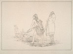 Flat Head. 193. Hoogst-ah-a, second chie of the tribe, with a blanket wrapped around him; 174. A Flathead woman, wife of the Chief, basketing salmon, at the Dalles, on the Columbia River; 195. A Flathead boy, shooting salmon with his harpoon arrows, as they are passing the Dalles. ...