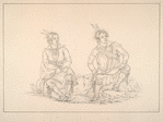 Choctaw. 229. Mo-sho-la-tuh-bee (he who puts put and kills), Chief of his tribe, semicivilized; 230. Hah-tchoo-tuck-nee (the Snapping Turtle), a young man, half caste, and educated.