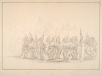 Chief's Dance. Sioux. 254. While residing in the Sioux nation, the author was complimented by the old and venerable chiefs, who assembled in a considerable number and gave him a dance; ...