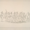 Slave Dance. Saukie. 258. The society of 'Slaves', in this tribe, is composed of the young men of the best families of the tribe, who volunteer to unite in a club, for a certain number of years, to do any servile duty that the Chief may command. ...