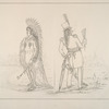 Wi-jun-jon (the Pigeon's egg head). 264. An Assinneboin chief, in a beautiful native costume, on his way to the capital at Washington, to which he was invited by the United States Government, and conducted with the chiefs of several other tribes, the United States Indian Agent ;  Wi-jun-jon (the Pigeon's Head) on his way home, to his own wig-wam, with 18 months of civilization in Washington and New York. Both of these portraits were painted from the life - the first one in native costume, when the Chief was passing St. Louis, on his way to Washington,  the second, in civilized costume, was painted when on his way to his home ....