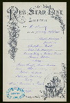 LUNCH [held by] RED STAR LINE [at] SS SOUTHWAREZ (SS;)