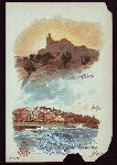 DINNER [held by] HAMBURG-AMERIKA LINIE [at] "SCHNELLDAMPFER ""AUGUSTE VICTORIA""" (SS;)