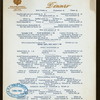 DINNER [held by] MARIE ANTOINETTE HOTEL [at] "NEW YORK, NY" (HOTEL;)