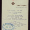 LUNCH [held by] R.M.S. OCEANIC [at] EN ROUTE (SS;)
