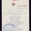 BREAKFAST [held by] R.M.S. OCEANIC [at] EN ROUTE (SS;)
