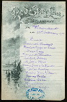 BREAKFAST [held by] RED STAR LINE [at] EN ROUTE ABOARD S.S. WESTERNLAND; (SS;)