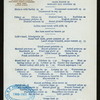 LUNCHEON [held by] HOTEL MARIE ANTOINETTE [at] 66TH STREET AND BROADWAY [NY] (HOTEL;)