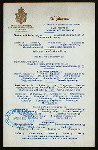 LUNCHEON [held by] HOTEL MARIE ANTOINETTE [at] 66TH STREET AND BROADWAY [NY] (HOTEL;)