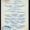 LUNCHEON [held by] HOTEL MARIE ANTOINETTE [at] 66TH STREET AND BROADWAY [NY] (HOTEL;)