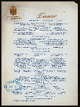 DINNER [held by] HOTEL MARIE ANTOINETTE [at] 66TH STREET AND BROADWAY [NY] (HOTEL;)