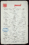 SUPPER [held by] HOTEL MARLBOROUGH [at] "[66 STREET AND BROADWAY,NEW YORK, NY]" (HOTEL;)