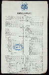 BREAKFAST [held by] HOTEL MARLBOROUGH [at] "[66 STREET AND BROADWAY,NEW YORK, NY]" (HOTEL;)