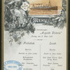 LUNCH [held by] HAMBURG-AMERIKA LINIE [at] SS AUGUSTE VICTORIA (SS;)