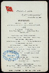 BREAKFAST [held by] CUNARD LINE [at] RMS CAMPANIA (SS;)