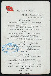 LUNCH [held by] CUNARD LINE [at] RMS CAMPANIA (SS;)