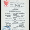 LUNCHEON [held by] PARK AVENUE HOTEL [at] "NEW YORK, NY" (HOTEL;)