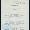 BREAKFAST [held by] CUNARD LINE [at] "R.M.S. ""CAMPANIA""" (SS;)