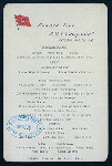 BREAKFAST [held by] CUNARD LINE [at] "R.M.S. ""CAMPANIA""" (SS;)