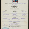 BREAKFAST [held by] QUEBEC STEAMSHIP COMPANY [at] "S.S. ""TRINIDAD""" (SS;)
